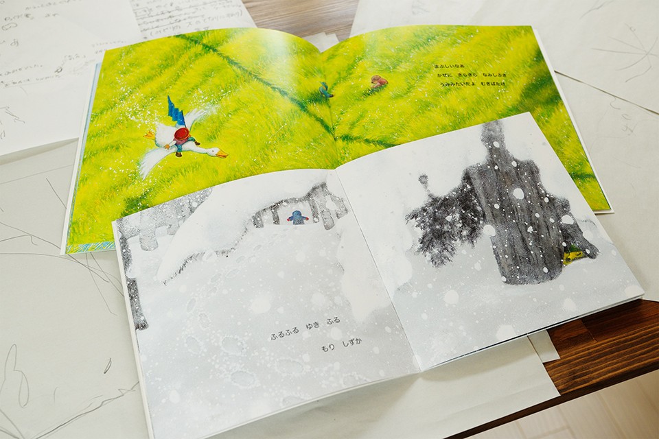 写真:冬を題材にした絵本